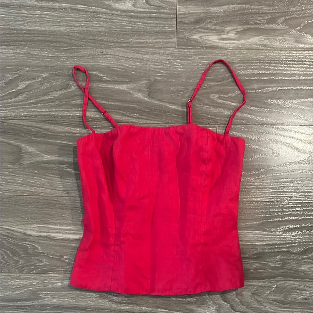 Reformation Overland Linen Top